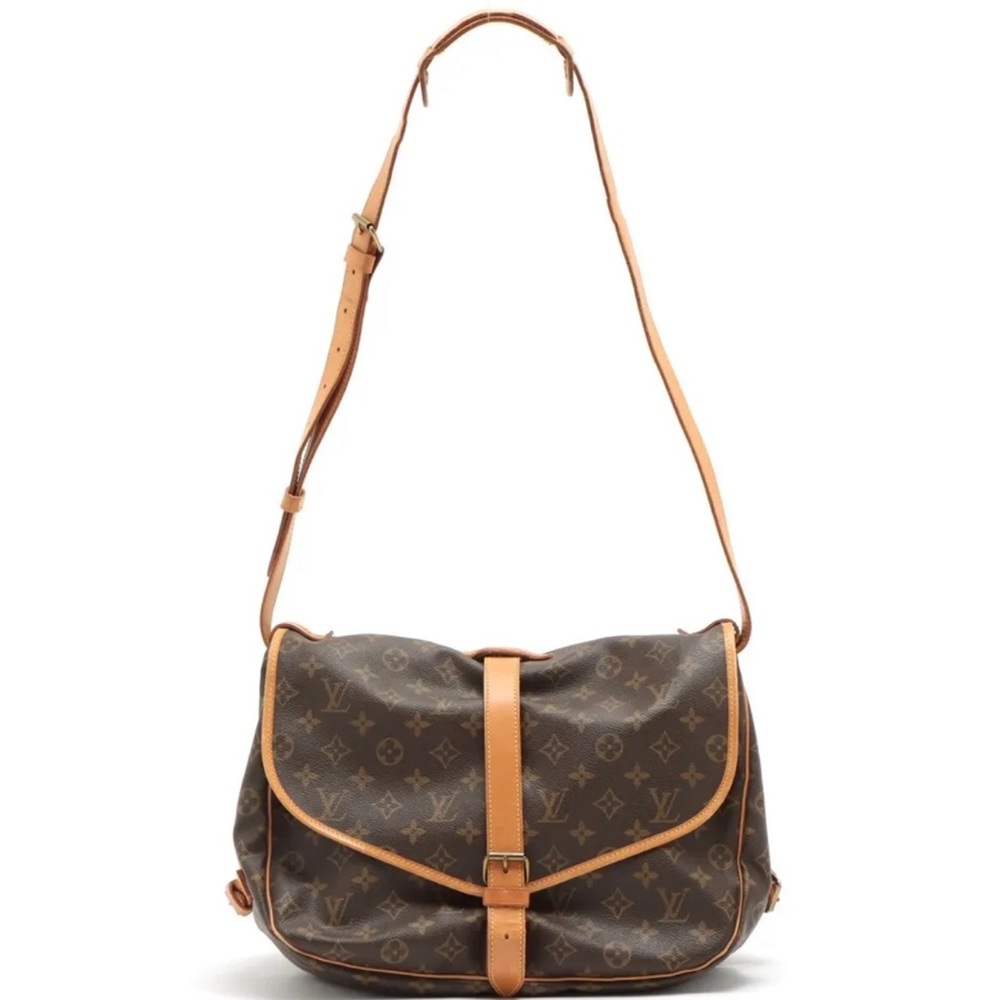 Louis Vuitton Monogram Saumur 35 Messenger Bag M42254
